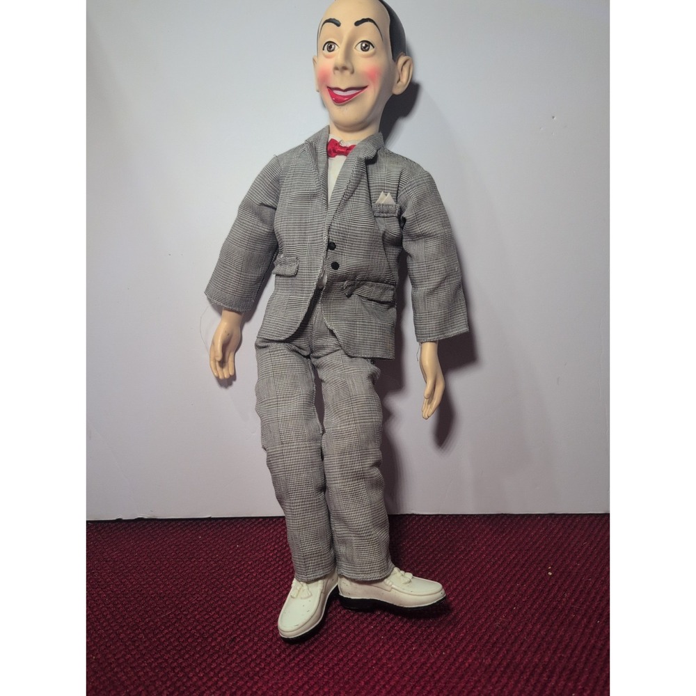 Vtg 1987 Matchbox Pee-Wee Herman Pull String 18" Doll/Voice Distorted